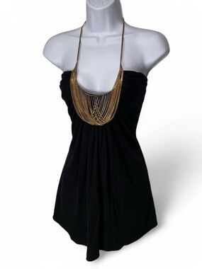 Vintage Y2K Sky Chain Halter Top